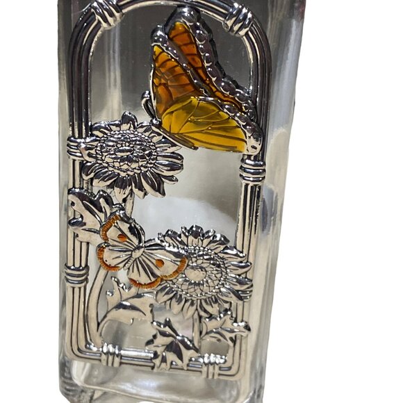 Ganz Salt and pepper Shaker set Butterfly Floral Theme - Picture 2 of 9